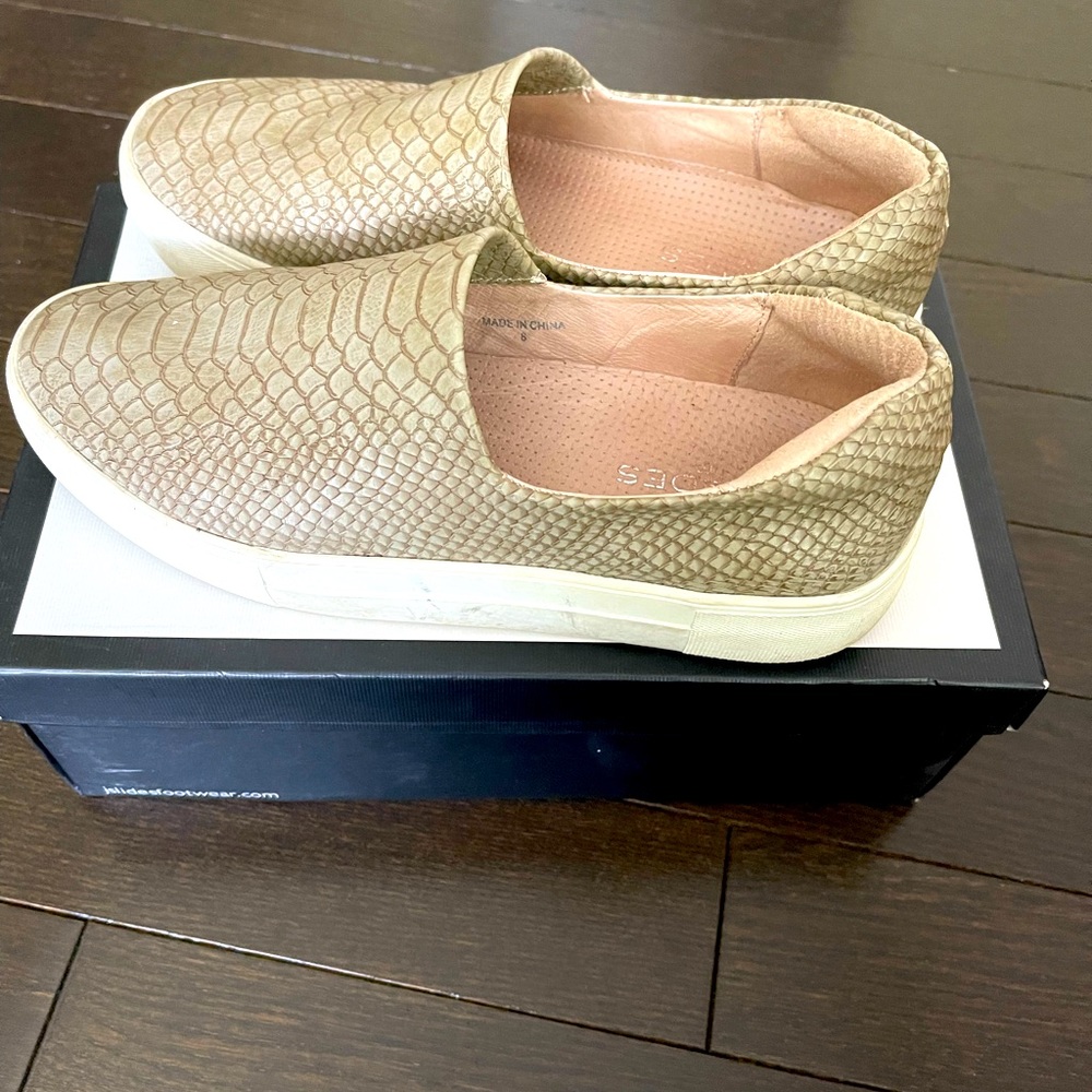 J. Slides alligator pattern size 8